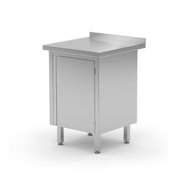 Stół przyścienny szafka z drzwiami na zawiasach 500x600x850mm POLGAST