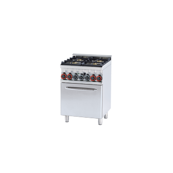 CFM4 - 66 GEM ﻿﻿Kuchnia gazowa z piekarnikiem;elektrycznym RM GASTRO | 00000670
