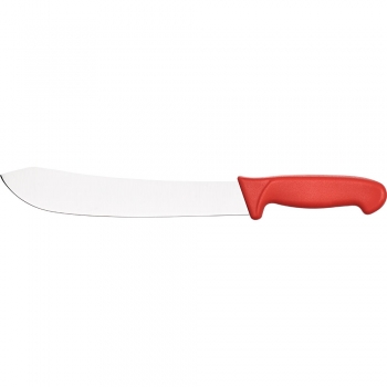 Nóż masarski L 250 mm czerwony STALGAST